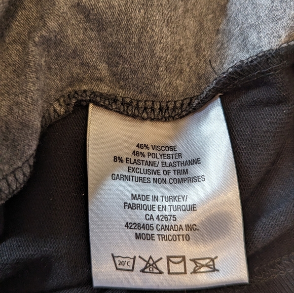 Tricotto black/grey floral studded top XL - Picture 7 of 7